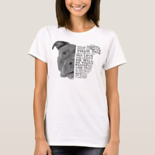 T-shirt Pitbull Chien Il Est Votre Ami Votre Partenaire Vo