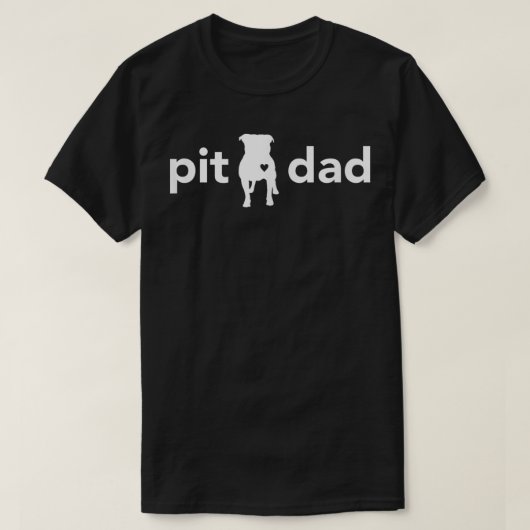 T-shirt Pitbull Dad Funny pour Pit Bull (Design devant)