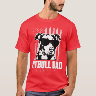 T-shirt Pitbull Dad Men Pitbull Lover Gift for Dog Dad Ame