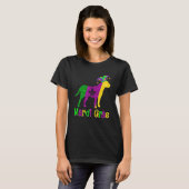 T-shirt Pitbull Dog Lover Mardi Gras Carnival Jester (Devant entier)