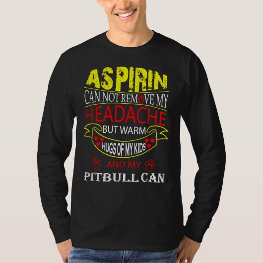 T-shirt Pitbull Drôle Pour Pit Bull Chien Aimant Maman Pap (Devant)