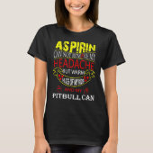 T-shirt Pitbull Drôle Pour Pit Bull Chien Aimant Maman Pap (Devant)