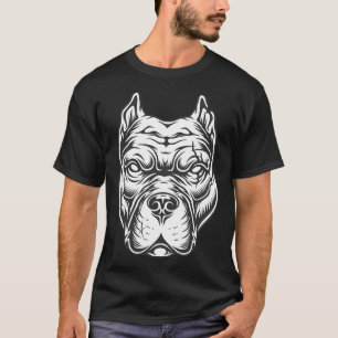 T-shirt Pitbull Face Classic