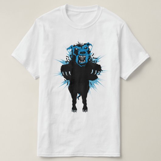 T-shirt Pitbull fou (Design devant)