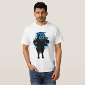 T-shirt Pitbull fou (Devant entier)