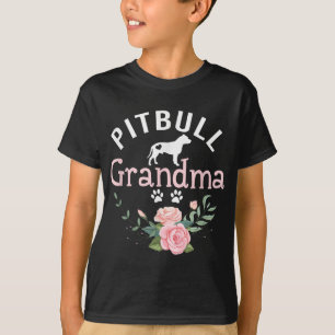 T-shirt Pitbull grand-mère Cadeaux femmes maman Pitbull Am