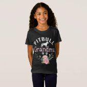 T-Shirt Pitbull grand-mère Cadeaux femmes maman Pitbull Am (Devant entier)