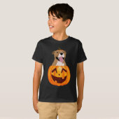 T-shirt Pitbull Halloween (Devant entier)