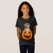 T-shirt Pitbull Halloween (Devant entier)
