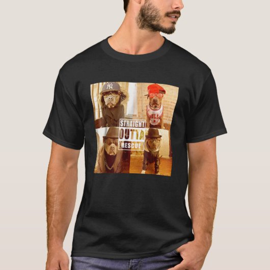 T-shirt Pitbull Love Straita Secourt Funny Pit Bull  (Devant)