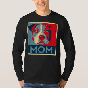 T-shirt Pitbull Maman Amoureux des chiens Pit Bull Sauvete