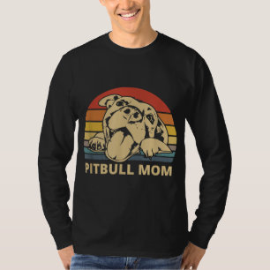 T-shirt Pitbull Maman design pour Pitbull et Pibble Moms