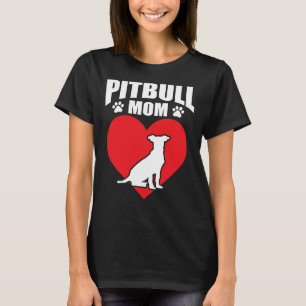 T-shirt Pitbull Maman Pit Bull Maman