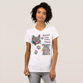T-shirt Pitbull mignon et coloré (Devant entier)