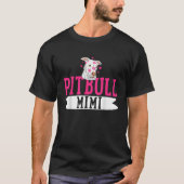 T-shirt Pitbull Mimi Pit Bull Terrier Dog Pibble Propriéta (Devant)