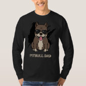 T-shirt Pitbull Papa (Devant)