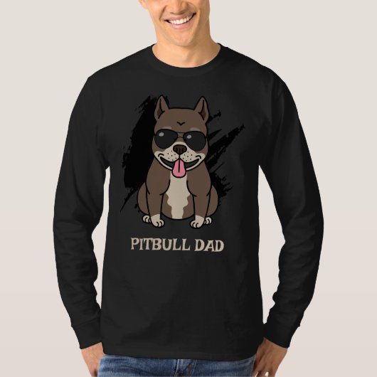 T-shirt Pitbull Papa (Devant)