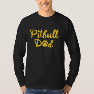 T-shirt Pitbull Papa Chien Animal Animaux Animaux Amoureux