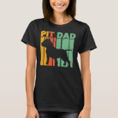 T-shirt Pitbull Papa Pitbull Pitty Pitbull Papa Pit B (Devant)