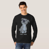T-shirt Pitbull Pibble Maman Cadeau (Devant entier)