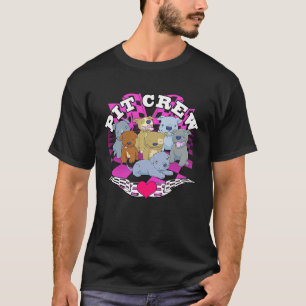 T-shirt Pitbull Pit Crew Racing Style Chien