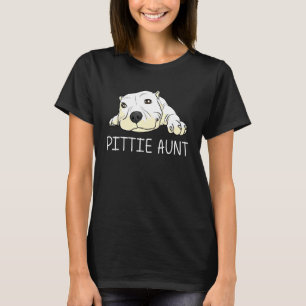 T-shirt Pitbull pour femmes tante chien canin animal de co