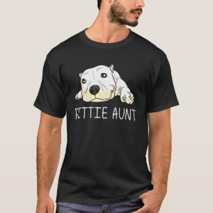 T-shirt Pitbull pour les femmes de tante Canine Chien Chie