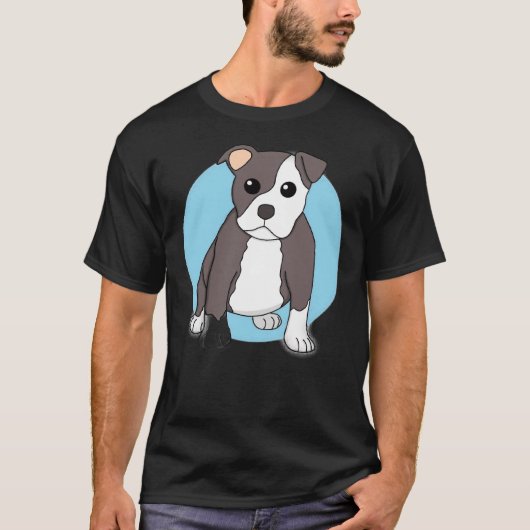 T-shirt Pitbull Puppy Essential 88 (Devant)