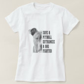 T-shirt Pitbull Sauvez Un Pitbull Drôle Chien Secourir Pit (Design devant)