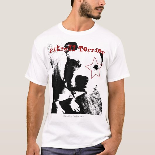 T-shirt Pitbull Terrier (Devant)