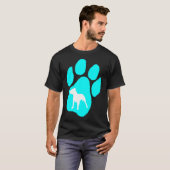 T-shirt Pitbull Terrier Paw (Devant entier)