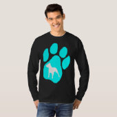 T-shirt Pitbull Terrier Paw (Devant entier)
