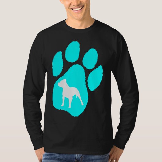 T-shirt Pitbull Terrier Paw (Devant)