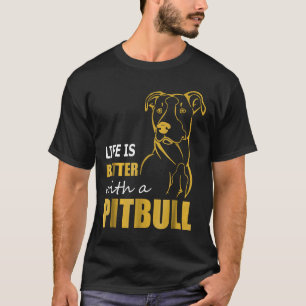 T-shirt Pitbulle Cool Nouveau mignon drôle Pit Bull Chien 