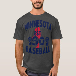 T-shirt Pitch de baseball Est 1901 du Minnesota vintage