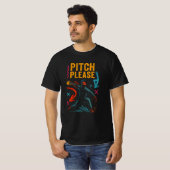 T-shirt Pitch Please - Neon Graffiti Baseball Tee (Devant entier)