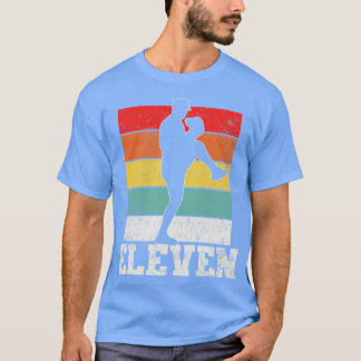 T-shirt Pitcher de baseball 11e anniversaire