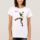 T-shirt Pitcher de baseball Vintage (Devant)