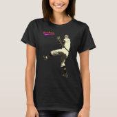 T-shirt Pitcher de baseball Vintage (Devant)