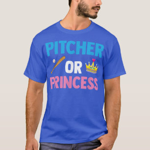 T-shirt Pitcher Ou Princesse Drôle Genre Reveval Party Lov