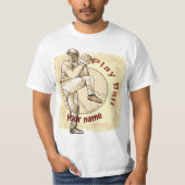 T-shirt Pitcher Play Baseball (Devant)