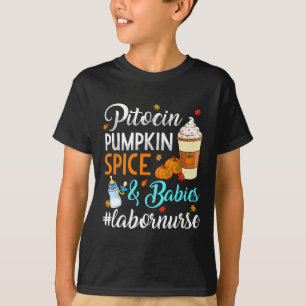 T-shirt Pitocin Citrouille Épices Et Bybies Livraison Trav