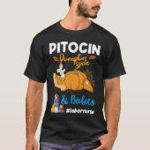 T-shirt Pitocin Pumpkin Spice & Babies OB RN Delivery Labo (Devant)