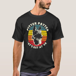 T-shirt Pitter Patter German Shepherd Canadien Atteignent