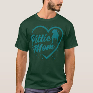 T-shirt Pittie Maman, Dames Grand-mère de chien, Meilleure