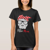 T-shirt Pittie Maman Pitbull Chien Fête des mères Mères Fe (Devant)