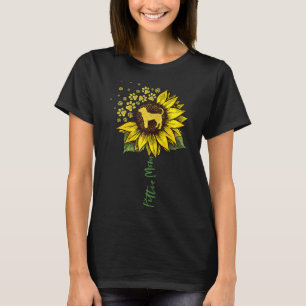 T-shirt Pittie Maman Tournesol Pitbull Amant Cadeaux Chig