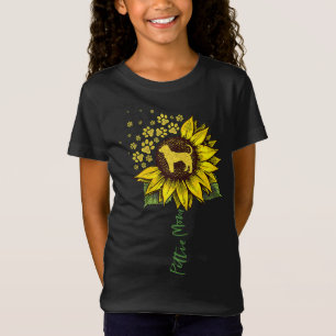 T-Shirt Pittie Maman Tournesol Pitbull Amant Cadeaux Chig