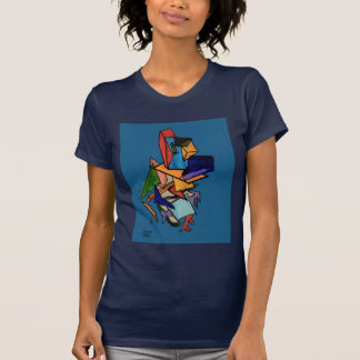 T-shirt pittoresque féminin