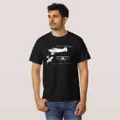 T-shirt Pitts S-1C - Plans de plan d'avion ABD (Devant entier)